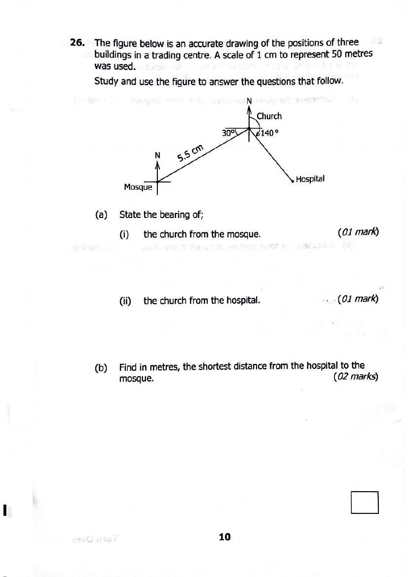 PLE 2025 Mathematics Past Paper & Answers — page 10