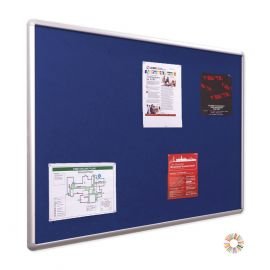 Notice Board Big- (90×120cm) With 1 Packet Free Push Pins-Blue